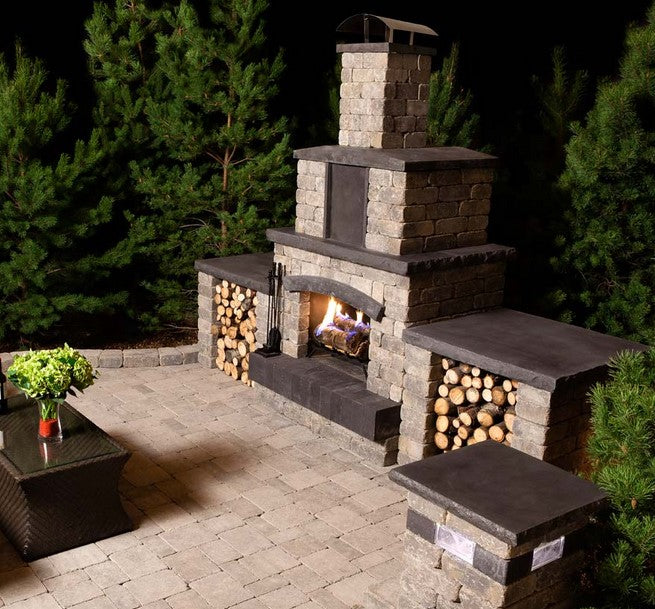 Backyard Fireplace Kits Direct Landscape Supply Direct Landscape Supply