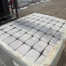 Load image into Gallery viewer, Cobble Pavers Pallet 4.5x7 Tofino Gray – Concrete Patio Stones Calgary