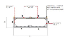 Load image into Gallery viewer, PRIVACY WALL WITH BENCH