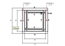 Load image into Gallery viewer, RECESSED GAS FIRE PIT