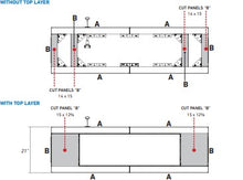 Load image into Gallery viewer, RECTANGULAR GAS FIRE PIT