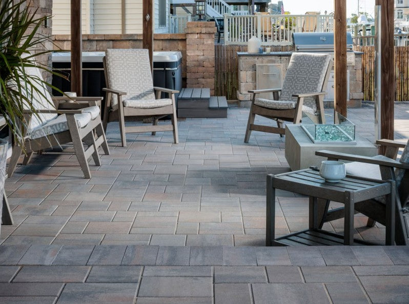 DIMENSIONS 12 3 PCS 60MM BELGARD PATIO CALGARY - Nice Patio Stones