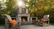 Load image into Gallery viewer, QUARRY STONE GRAND FIREPLACE