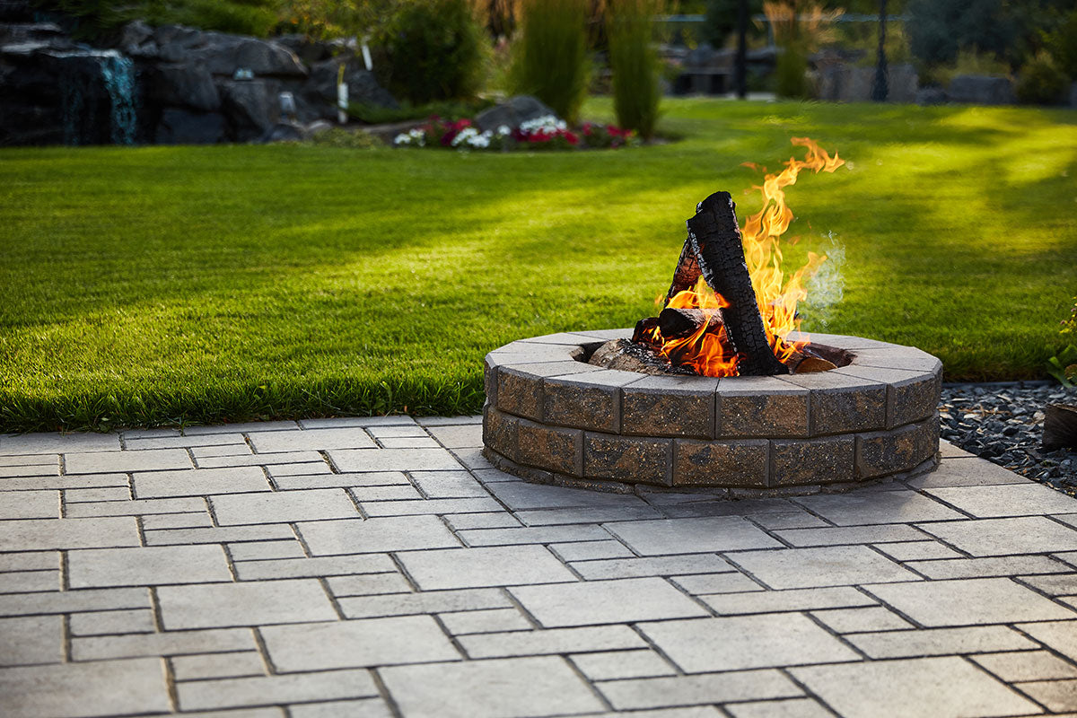 Barkman Stackstone Fire Pit CALGARY Sierra Gray Direct Landscape Supply Direct Landscape Supply