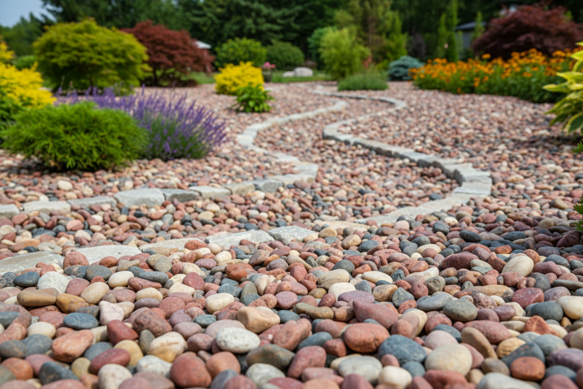 Rainbow Rocks Commercial 20mm Montana Rainbow Rock Calgary | Uses & Ideas – Direct Landscape Supply