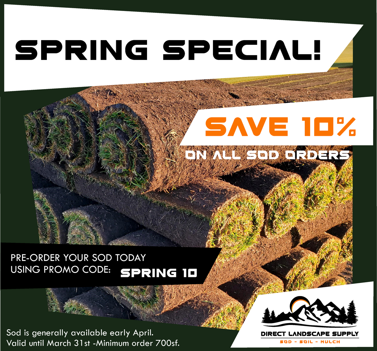 Spring Sod Special - Direct Landscape Supply – Direct Landscape Supply