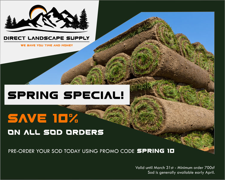 Calgary Sod Supply - Spring Special - Kentucky Blue Grass Sod - Save 10%