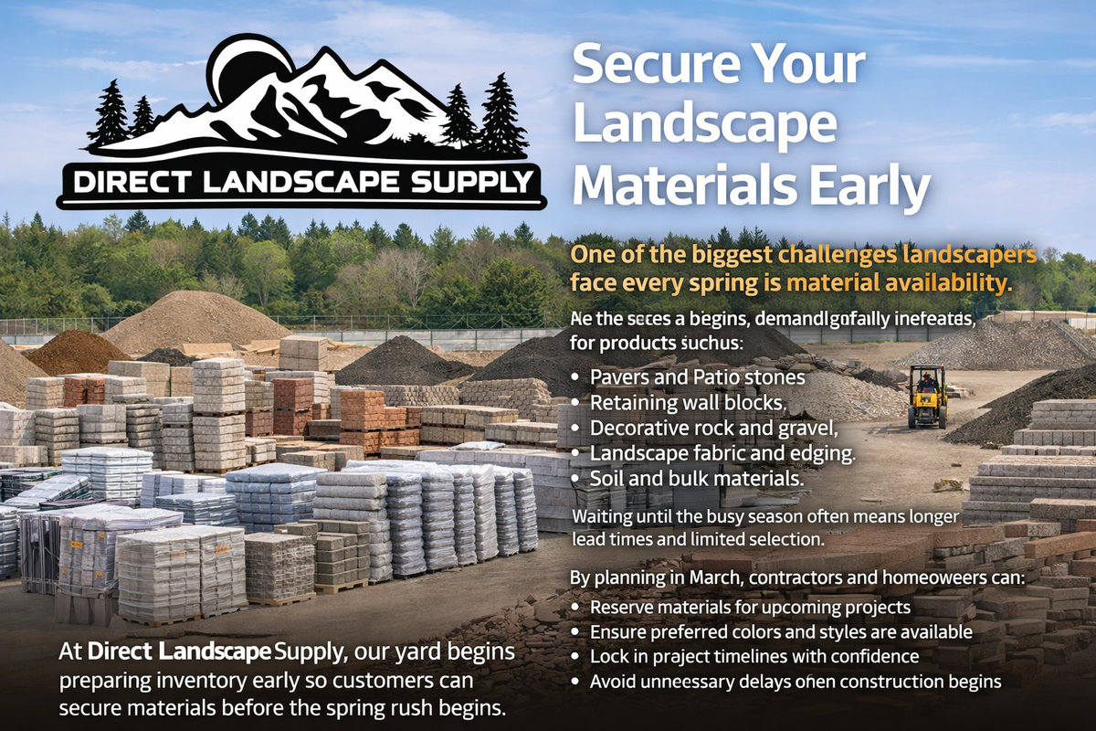 Secure Landscape Materials Early | Calgary Landscape Supply Guide ...