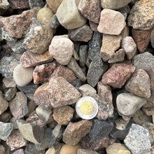 Load image into Gallery viewer, Close-up of small stones with a coin for scale
