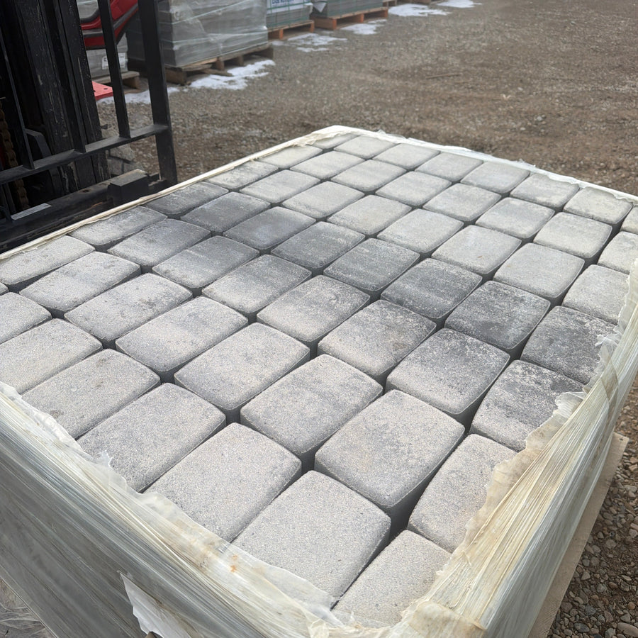 Cobble Pavers Pallet 4.5x7 Tofino Gray – Concrete Patio Stones Calgary