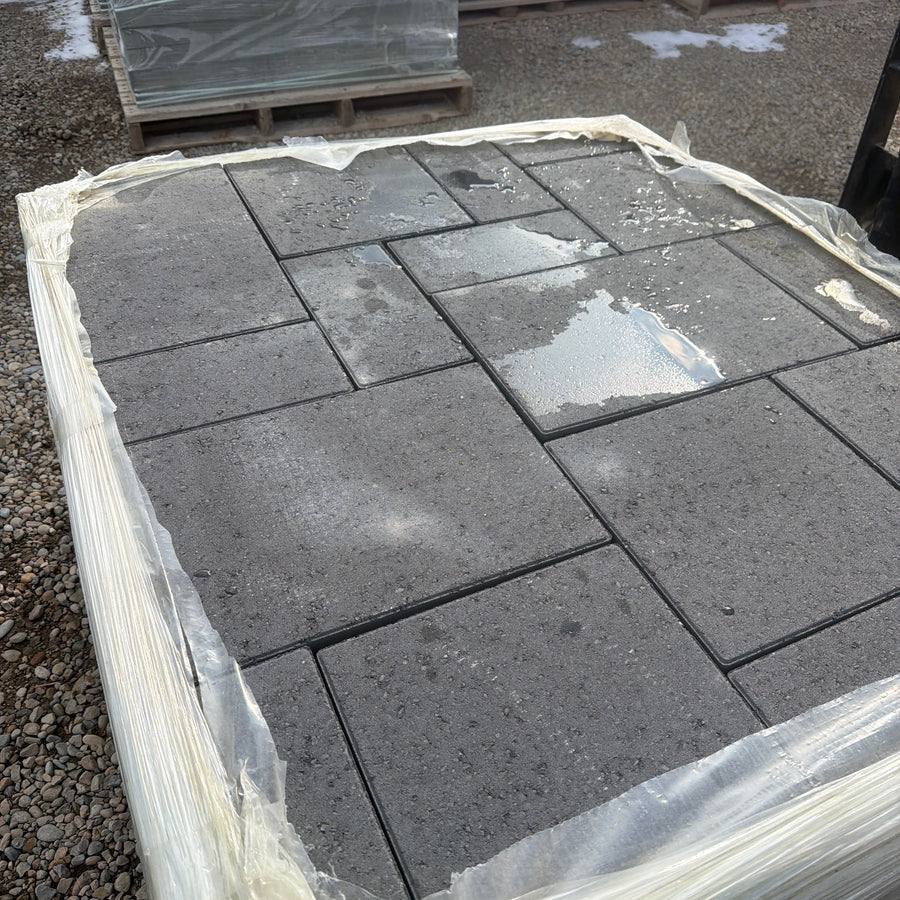 Clearance Paver Pallet River Rock Grana Charcoal 3 Pcs Pavers / Limited Stock / Spring Super Sale