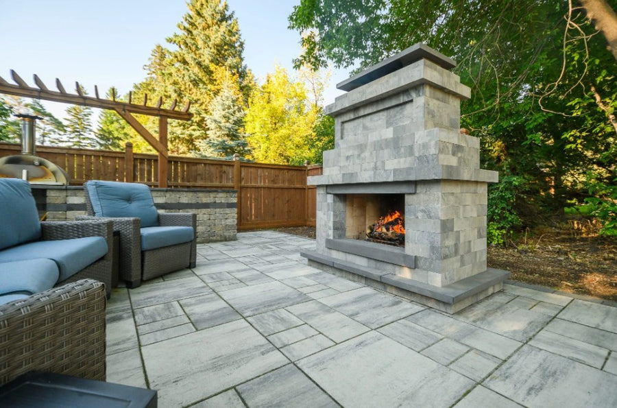 Barkman Caliber Stone Fireplace System Kit