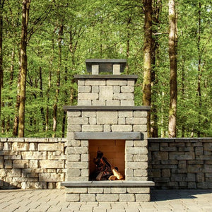 QUARRY STONE COMPACT FIREPLACE