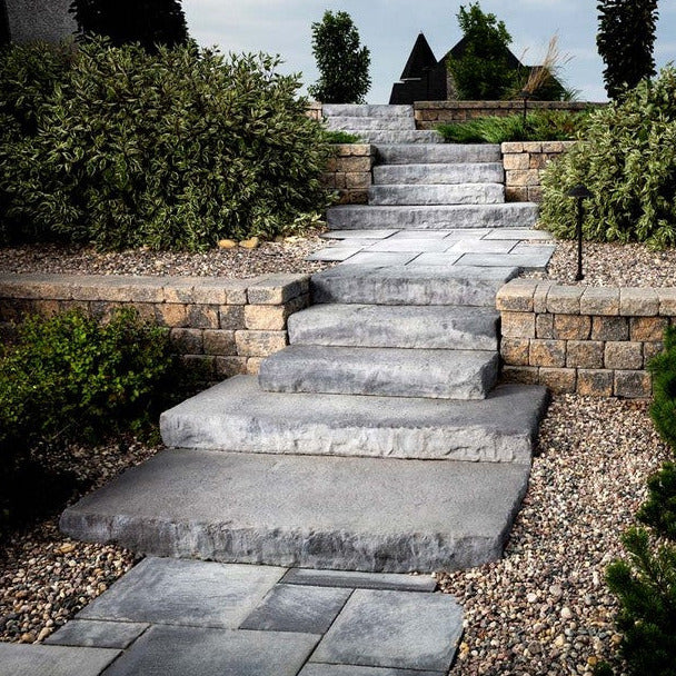 Steps Dim Barkman Rosetta® Dimensional Concrete Steps – Textured Landscape Stair ...