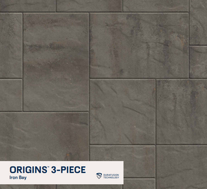 Belgard Origins® 12 3-Piece Paver System – Textured Concrete
