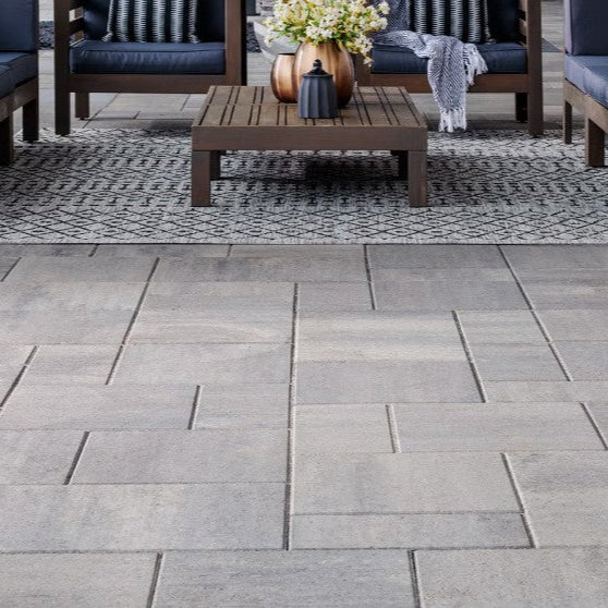 DIMENSIONS 12 3 PCS 60MM BELGARD PATIO CALGARY - Nice Patio Stones