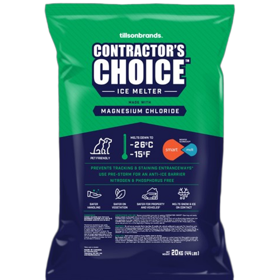 Bag of Contractor's Choice Ice Melt