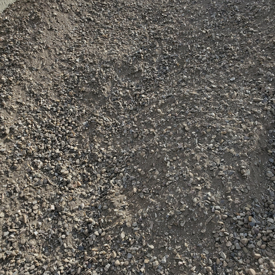 Bulk Bin of Road Crush Gravel in Calgary