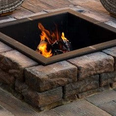 ROSETTA DIMENSIONAL FIRE PIT KIT COMPLETE (W/LINER)