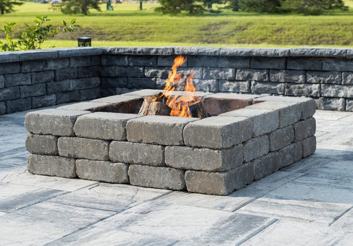 Sierra Gray Quarry Stone Fire Pit